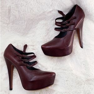 ALAÏA Mary Jane Pointed Heel